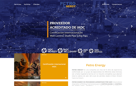 Pagina web petroenergy